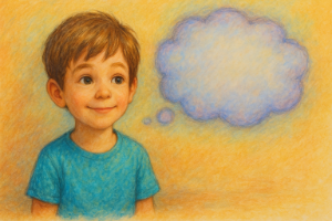 Erfüllungsbild Positiver Gedanke innerer Junge